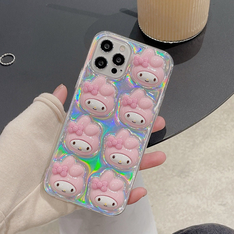 3D Kawaii phone Case Pinky Dollz